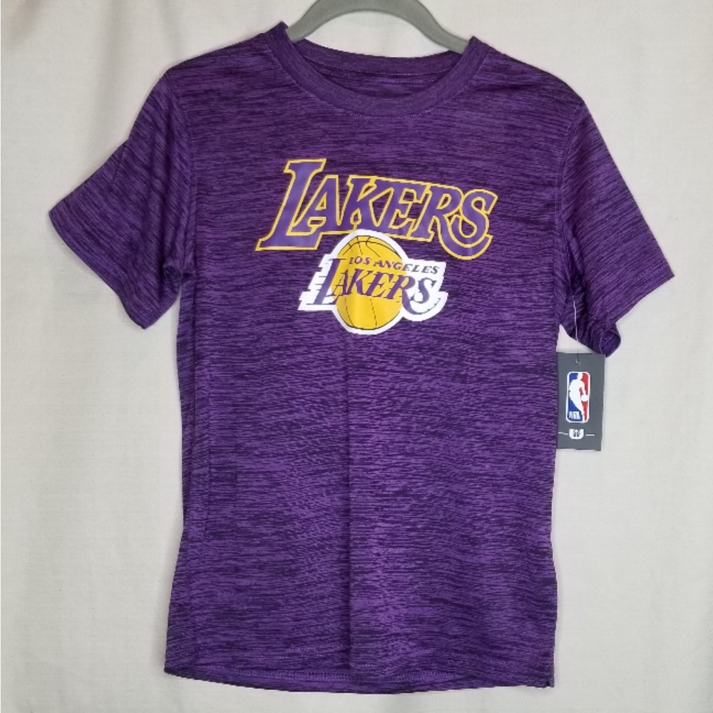 NWT Los Angeles Lakers purple logo shirt